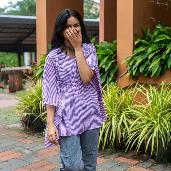 Grace Drawstring Kaftan Top